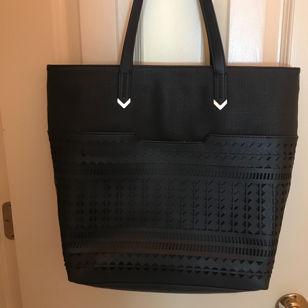 Stella & Dot Hudson Tote (Black Medium)